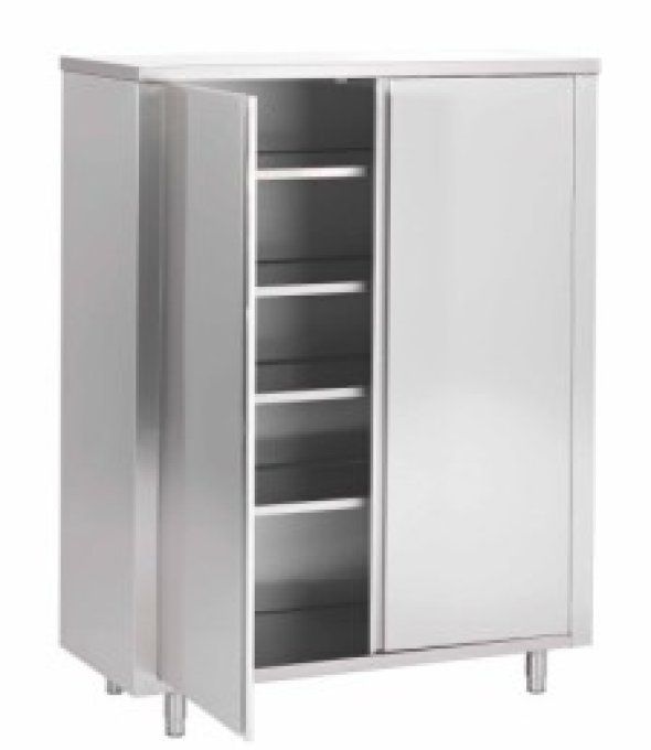 Armoire haute portes battantes Inox AISI 430 FABRINOX