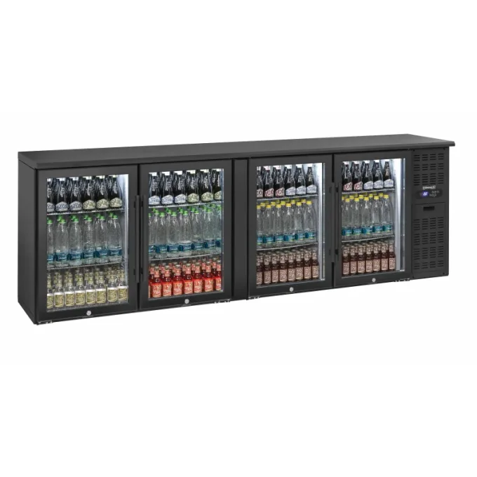 Arrière bar 4 portes vitrées CASSELIN CAB4PV