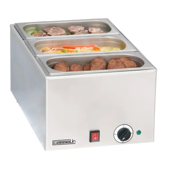 Bain-marie avec 3 x GN 1/3 CASSELIN CBM3