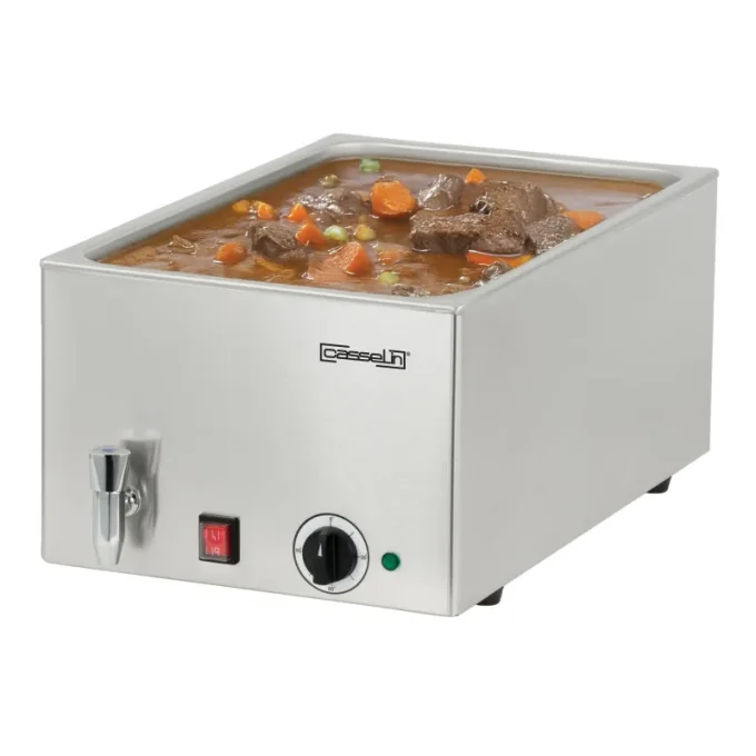 Bain-marie avec robinet de vidange GN 1/1 CASSELIN CBMV1B