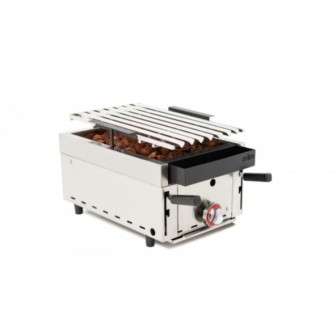 Barbecue gaz pierre volcanique 2brûleurs 40BAR ARILEX