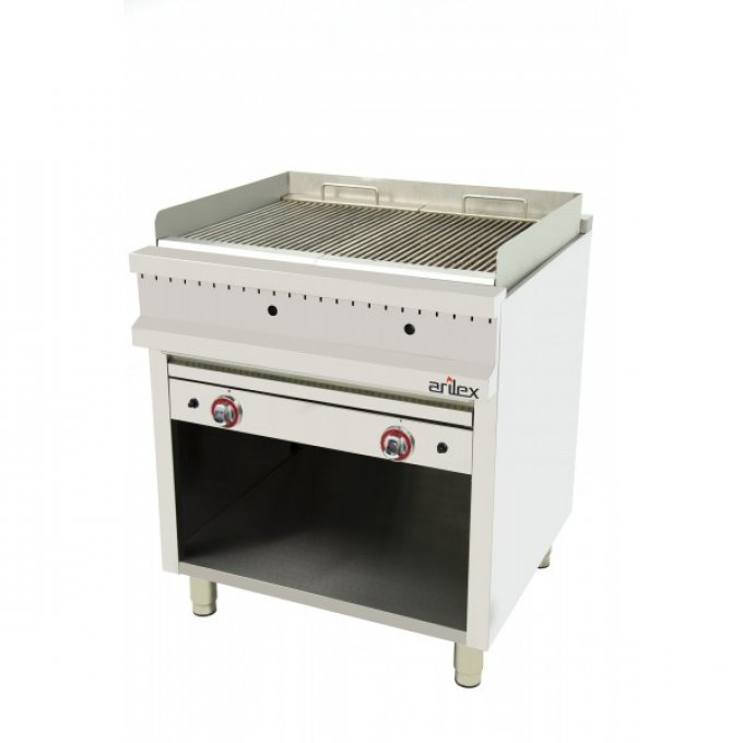 Barbecue gaz pierre volcanique avec eau ARILEX 80BAR70