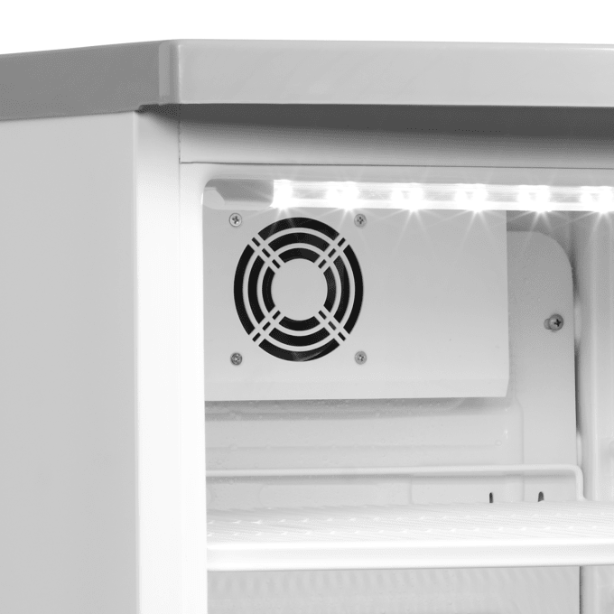 Réfrigérateur à boissons TEFCOLD BC145 W/FAN