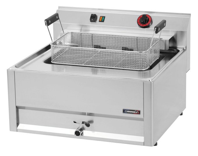 Friteuse électrique à poser avec vanne de vidange 16 litres 66