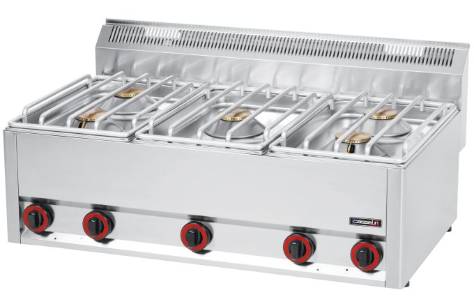 Fourneau gaz à poser 5 feux L 99