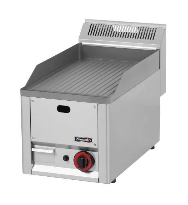 Plaque à snacker Fonte Rainurée 33 Gaz