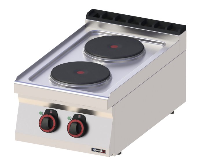 Fourneau électrique à poser 2 feux 40 CASSELIN C7FOE2F40
