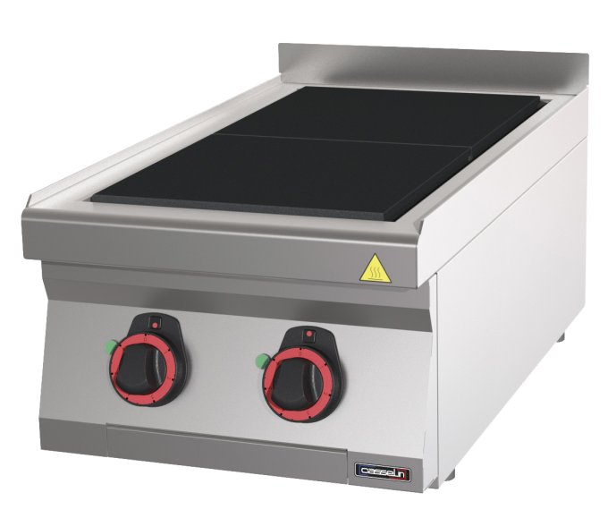 Fourneau électrique à poser 2 plaques coup de feu 40