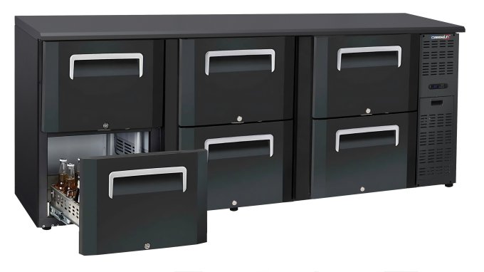 Arrière bar 3 x 2 tiroirs CASSELIN CAB32T