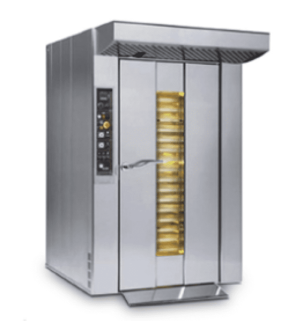 Four rotatif à gaz pour chariots 18x 800x1000 mm +ctrl méca.. VIRTUS AIF0118