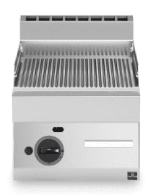 Plaque grillades gaz rainurée VIRTUS MS654FTRGT