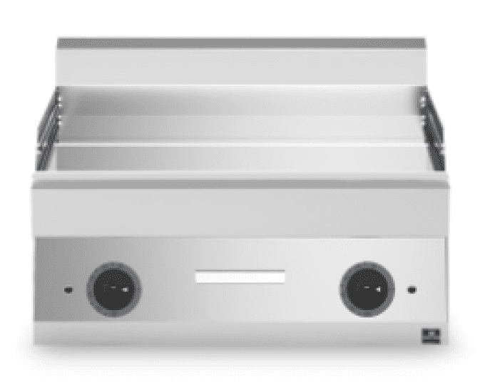 Plaque grillades électrique chromée lisse VIRTUS MS657FTECRT