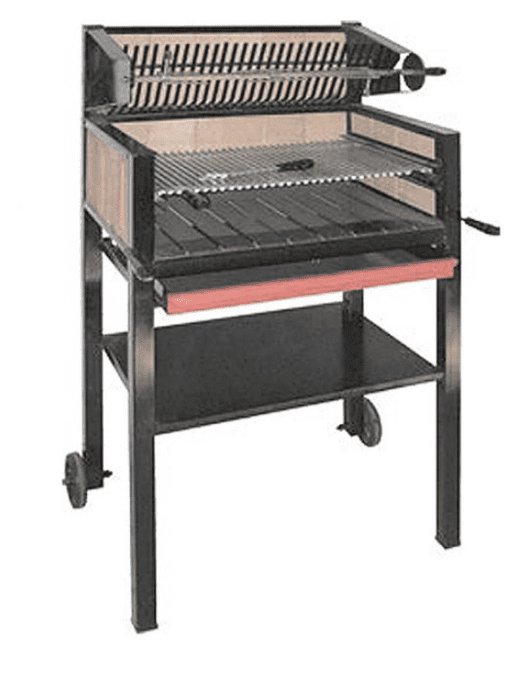Barbecue simple avec épée et moteur pour bois ou charbon MCM BSM/P