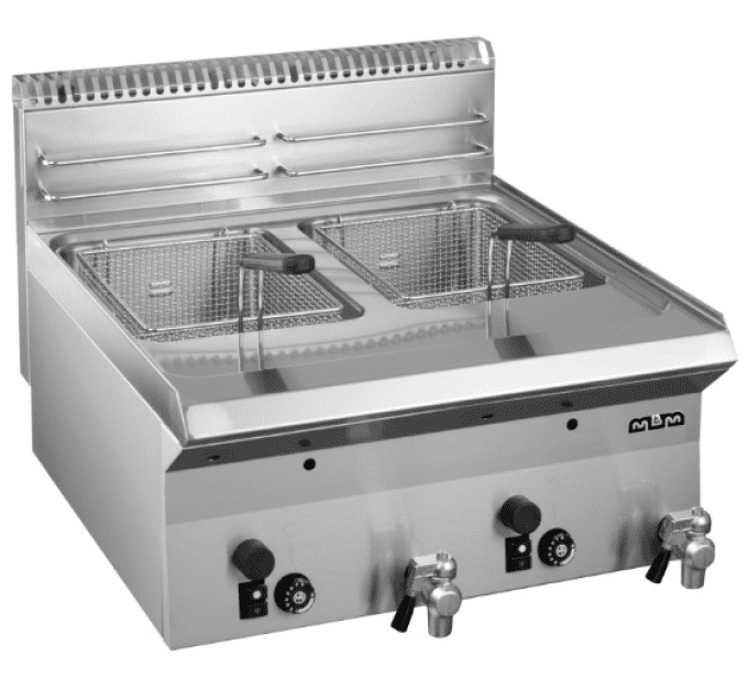 Friteuse à gaz 8+8 litres de bureau SMART 650 ARILEX GF665