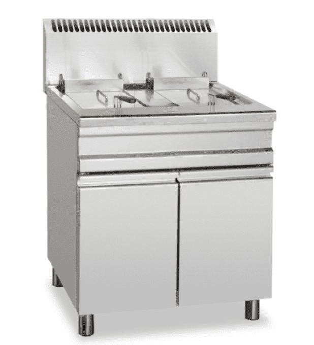 Friteuse à Gaz 14+14L + Meuble AUTONOME ARILEX GF15+15S