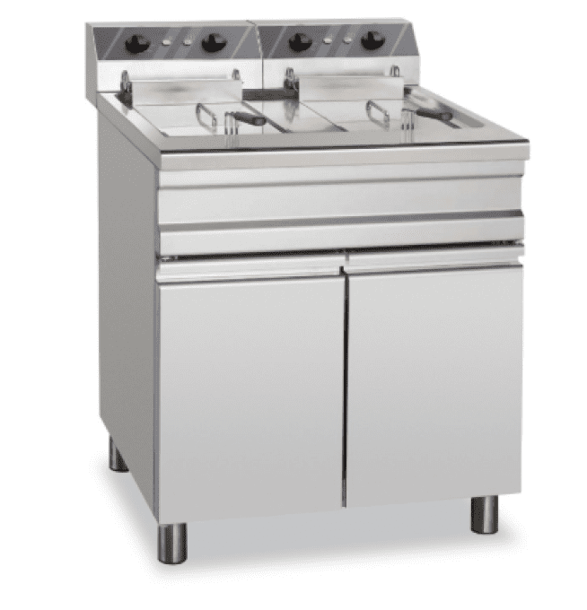 Friteuse Électrique 20+20 L + Meuble AUTONOME ARILEX EF25+25S