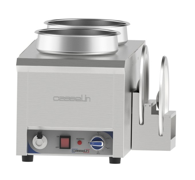 Bain-marie à eau à sauce 2 x 7,5L CASSELIN CBMES275