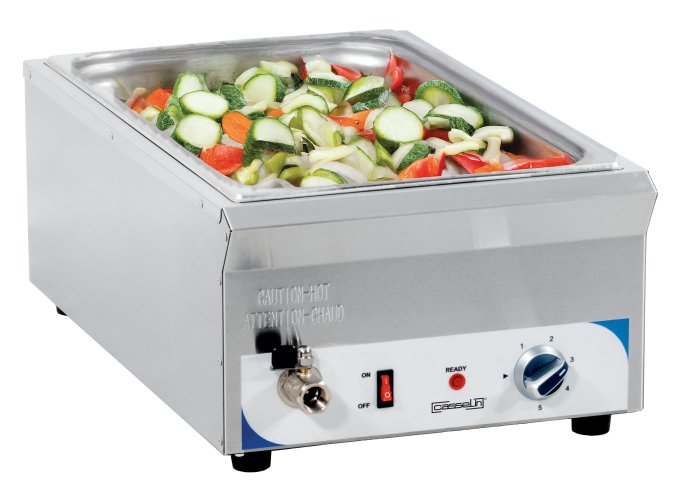 Bain-marie avec robinet de vidange GN 1/1 - 100 mm CASSELIN CBMV100