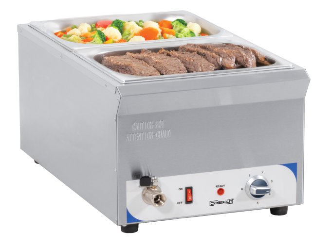 Bain-marie avec robinet de vidange GN 1/1 - 150 mm CASSELIN CBMV150