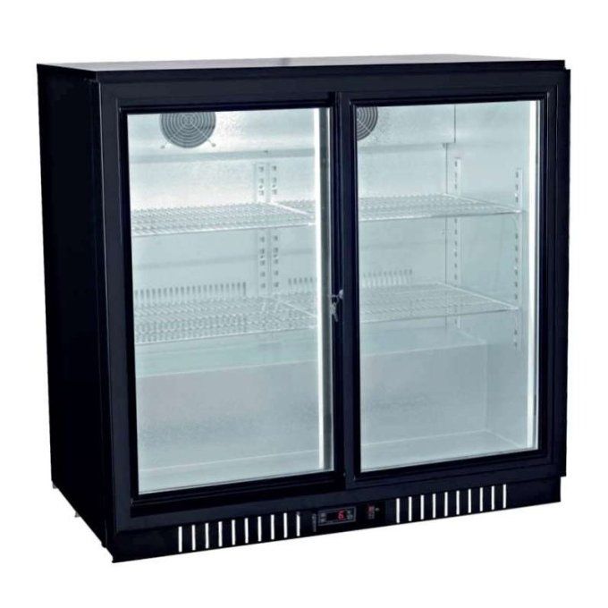 Arrière-bar réfrigéré 2 portes coulissantes CLIMAHOSTELERIA PEKIN BB-2S