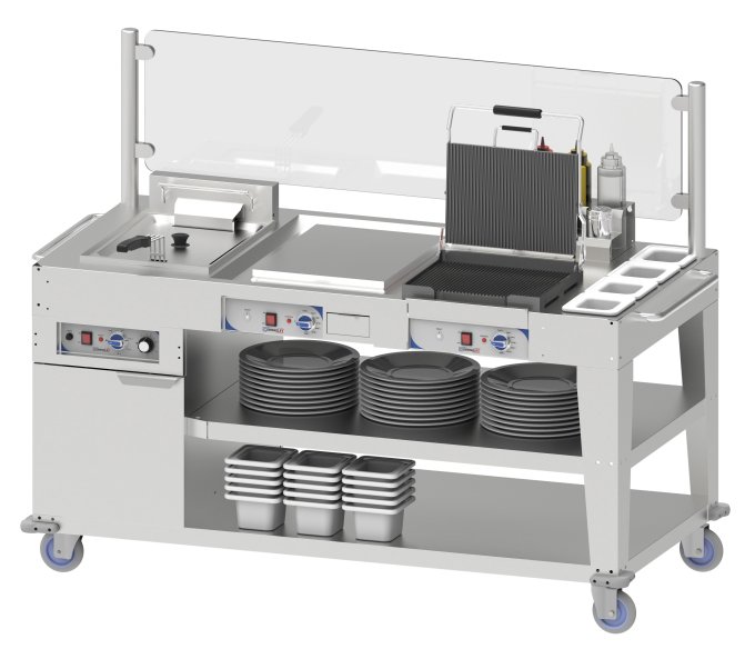 Chariot multi snack CASSELIN CCHMS