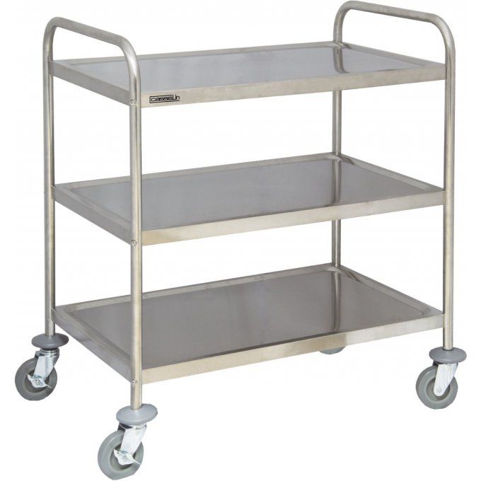 Chariot en inox 3 plateaux CASSELIN CCI3