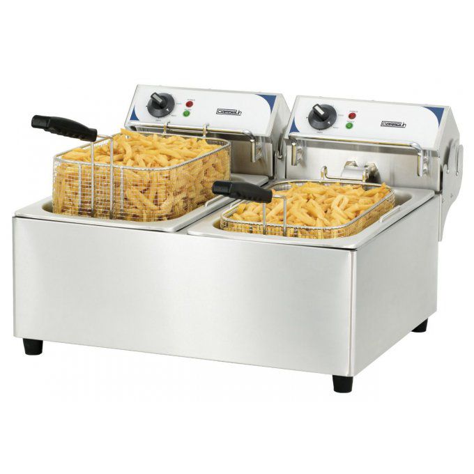 Friteuse électrique 2X10 litres CASSELIN CFE102B 