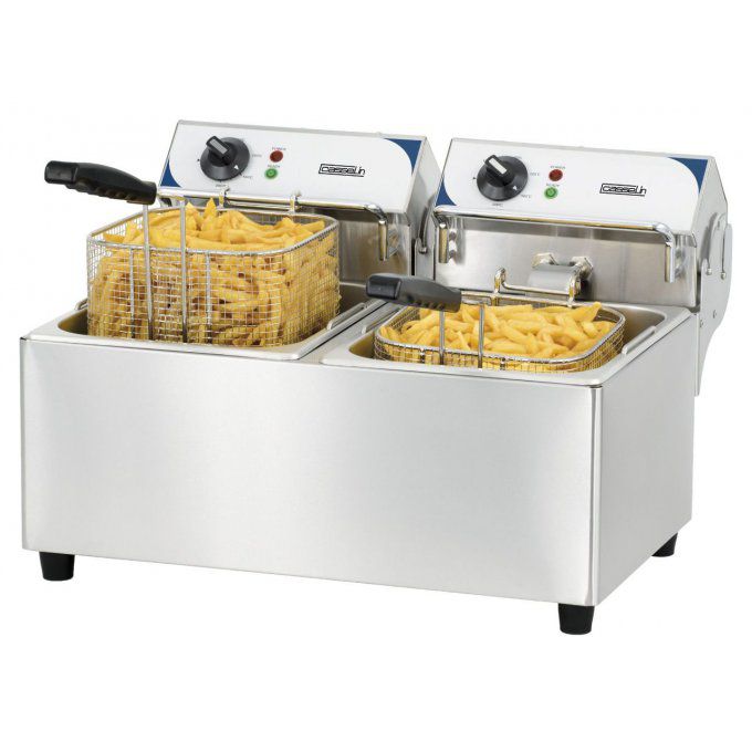 Friteuse électrique 2X7 litres CASSELIN CFE72