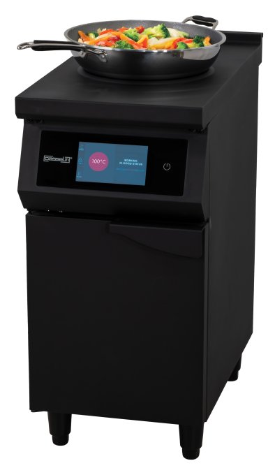 Fourneau à induction pour wok 400 noire