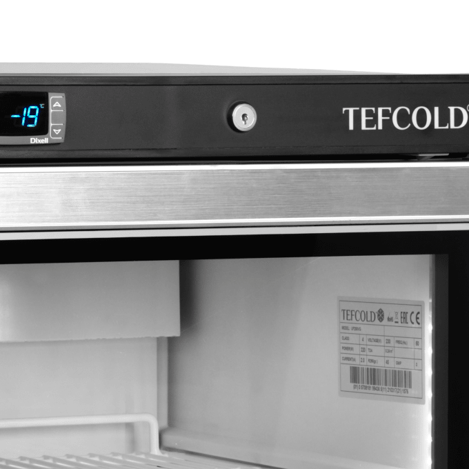 Congélateur vertical vitré TEFCOLD UF200VSG