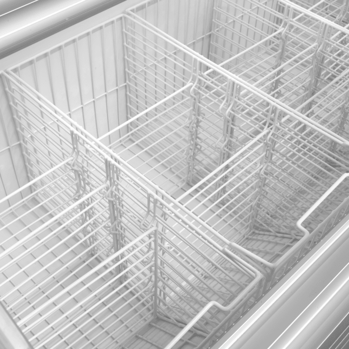 Vitrine froid négatif à deux niveaux TEFCOLD TD500