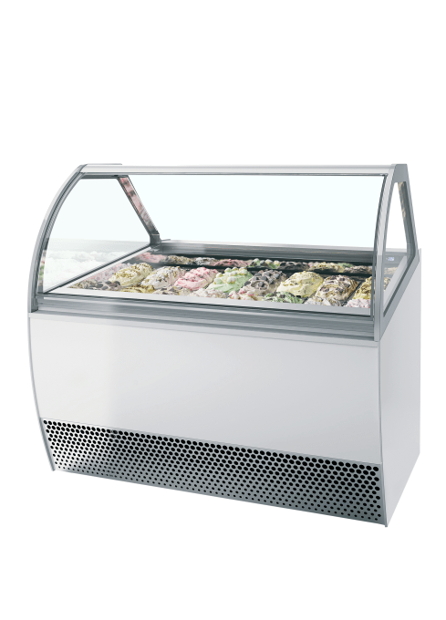 Vitrine ventilée pour glace en bac TEFCOLD MILLENNIUM LX18