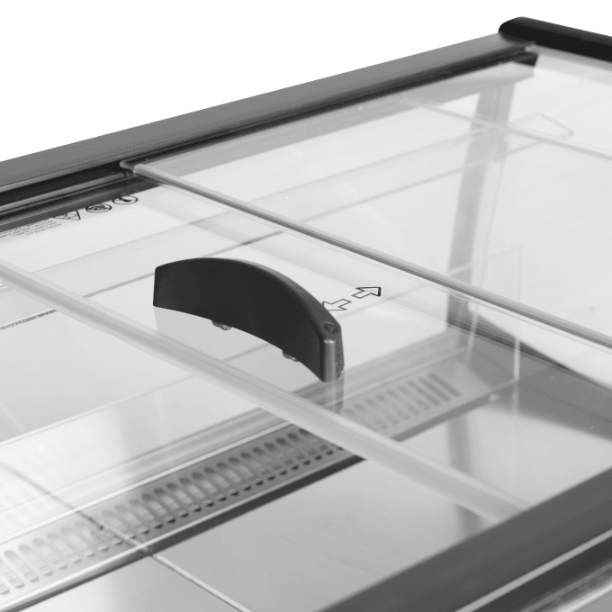 Réfrigérateur noir pour achats impulsifs TEFCOLD PDC90SL