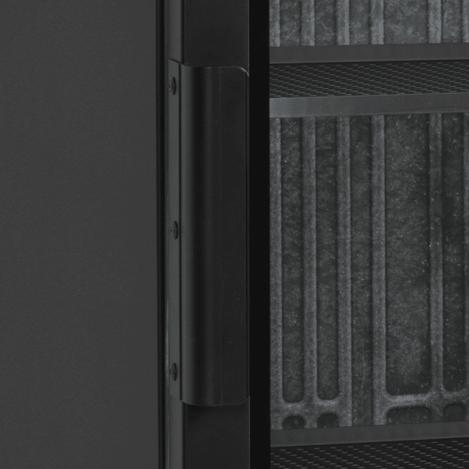 Vitrine réfrigérée noire TEFCOLD SCU1425H