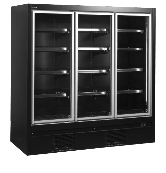 Vitrine réfrigérée pour supermarché à froid négatif TEFCOLD EXTRA1875FD