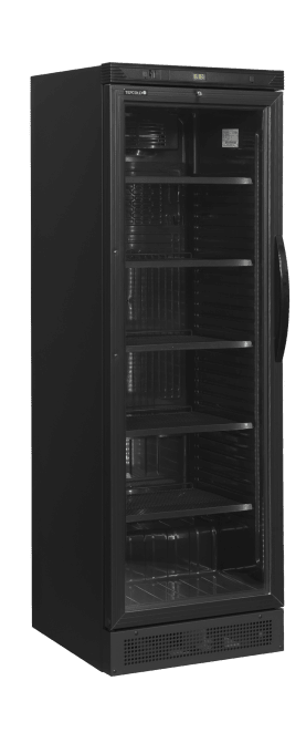 Réfrigérateur à boissons, charnières côté gauche TEFCOLD CEV425 BLACK L/H