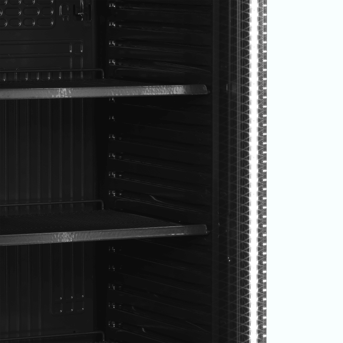 Réfrigérateur à boissons noir TEFCOLD CEV435CP BLACK
