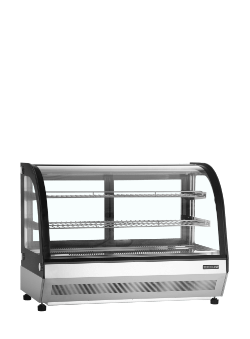 Vitrine réfrigérée pour comptoir TEFCOLD LCT900C/BLACK