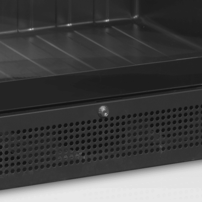 Vitrine réfrigérée noire TEFCOLD SCU1425 FRAMELESS