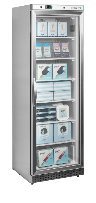 Congélateur vertical vitré TEFCOLD UF400SG