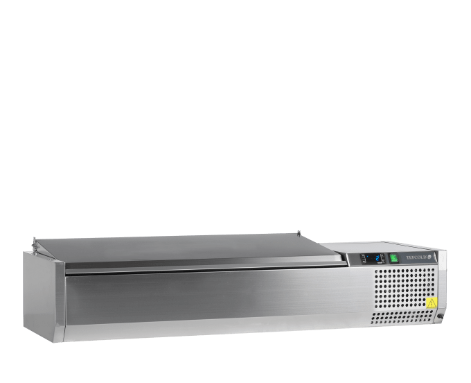 Vitrine réfrigérée GN1/4 TEFCOLD VK33-120 S/S LID