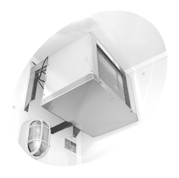 Chambre froide positive (LxPxH) 2900 x 2300 x 2110 mm TEFCOLD CR2923C