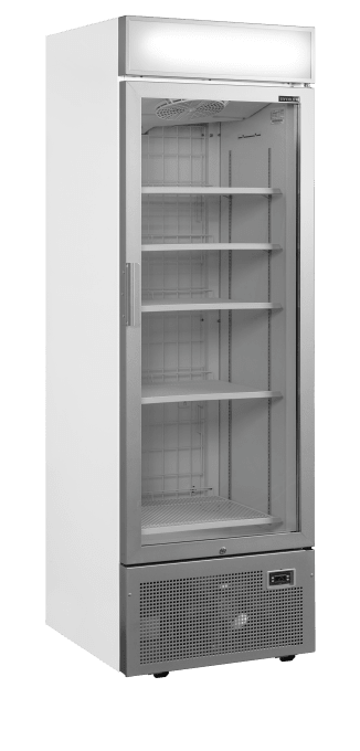 Congélateurs verticaux de vitrine