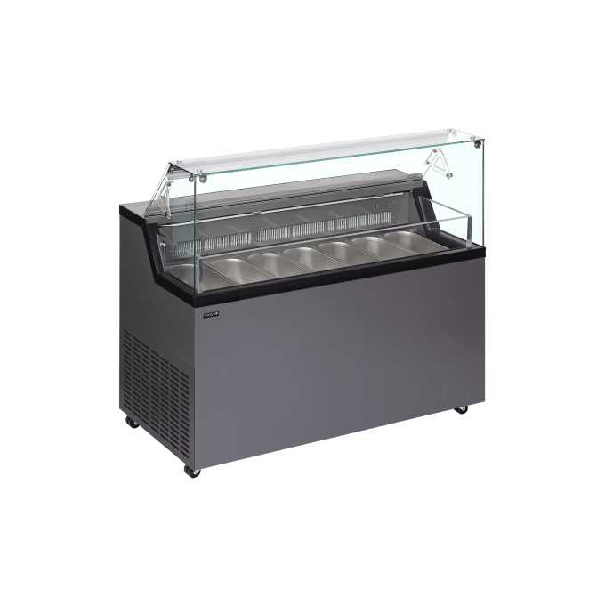 Vitrine pour glace en bac TEFCOLD MIRABELLA 7