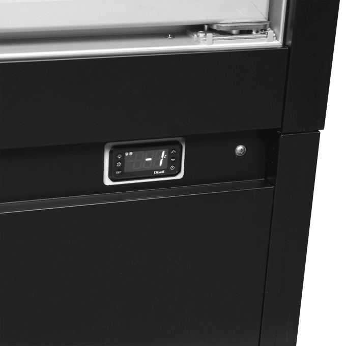 Vitrine réfrigérée pour supermarché à froid négatif TEFCOLD EXTRA1250FD