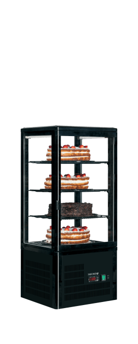 Vitrine réfrigérée pour comptoir TEFCOLD UPD80-BLACK