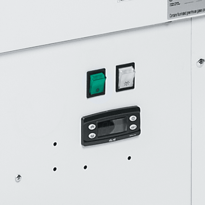 Vitrine ventilée pour glace en bac TEFCOLD FIJI 6