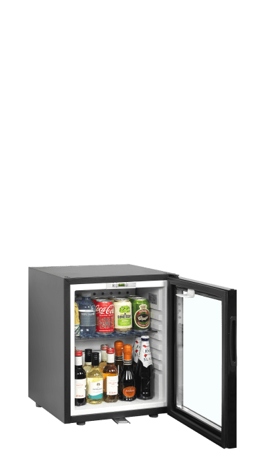 Réfrigérateur minibar à porte vitrée