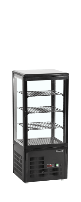 Vitrine réfrigérée pour comptoir TEFCOLD UPD80-BLACK
