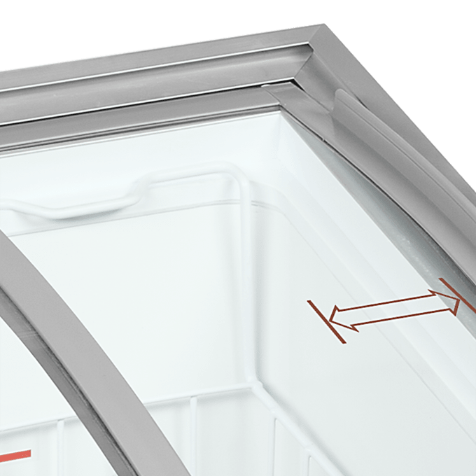 Congélateur de crème glacée TEFCOLD IC101SCEB LED